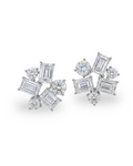 Pendientes Constelación · Moissanita Emerald & Brillante