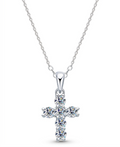 Collar Cruz · Moissanita