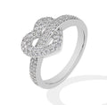 Anillo Nudo Eterno · Pavé Moissanita