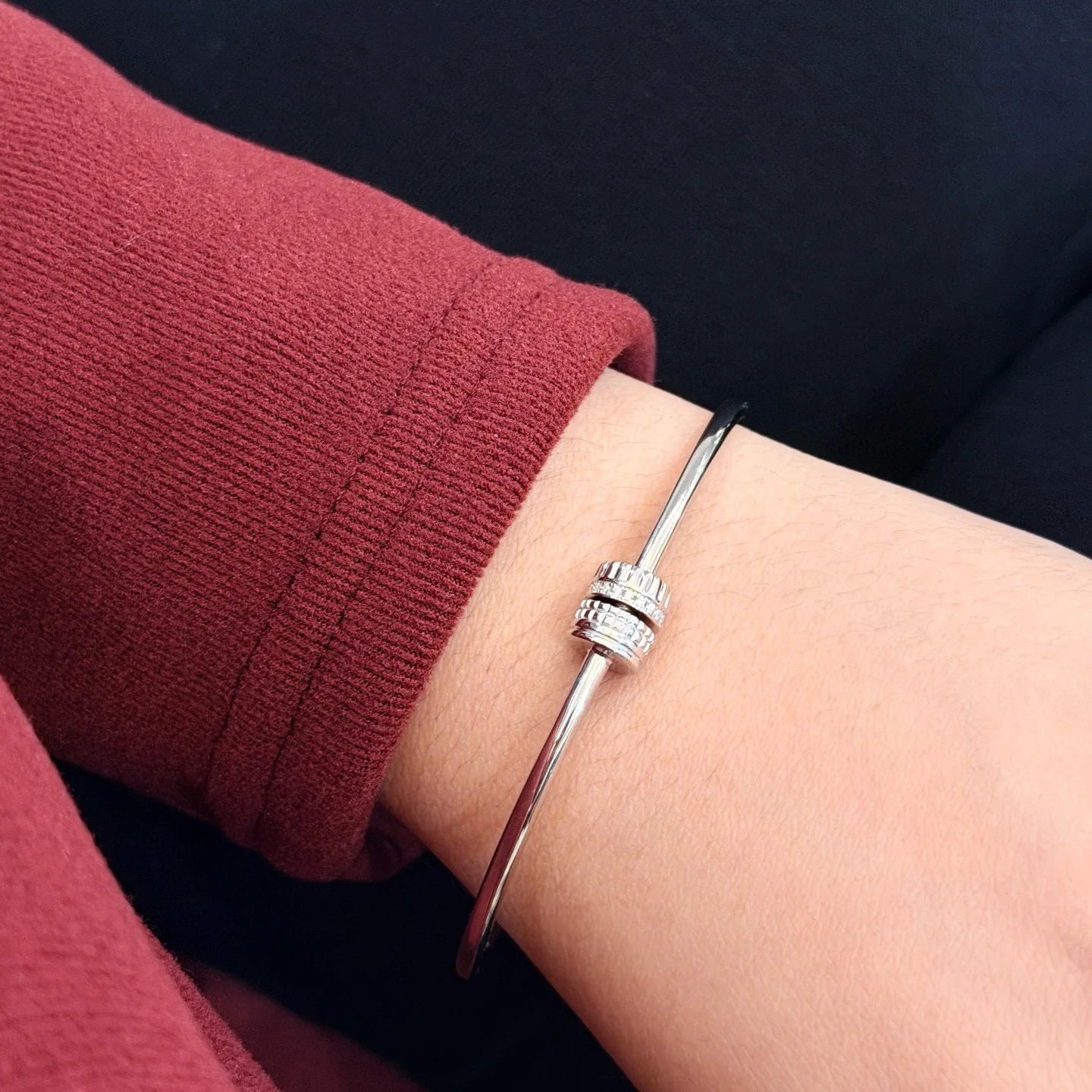 Brazalete Cilindro Pavé